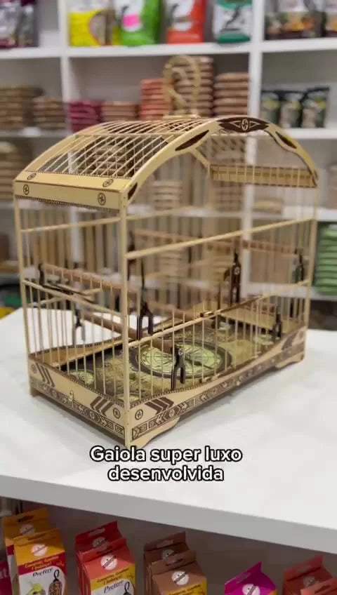 Gaiola Super Luxo Trinca-Ferro Modelo Profissional Torneios