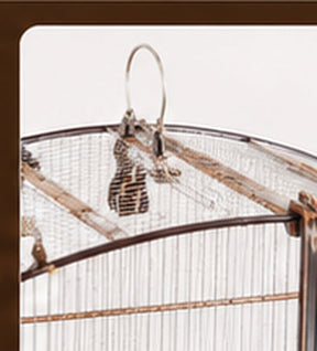 Gaiola Voador Motel Premium 80cm para Aves – Malha Fina com Bandeja Removível