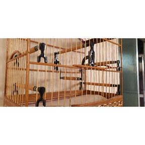 Kit Poleiro Luxo, Com Cortiça Para Trinca-ferro