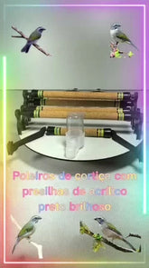 Kit Poleiros De Regulagem Trinca Ferro Luxo! Presilhas de acrílico!!!!