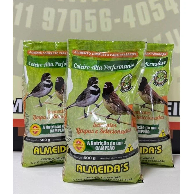 KIT 3 MISTURA COLEIRO ALTA PERFORMANCE - 500GR cada