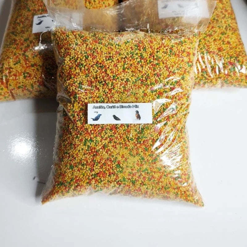 Curió, Azulão e Bicudo Alimento Completo para Pássaros (500g)