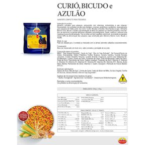 Curió, Bicudo E Azulão 500g  Ração Extrusada Biotron
