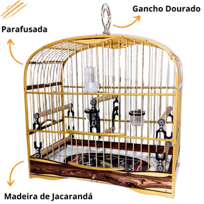 Gaiola De Trinca Ferro Abaulada Em Arco Inteiro! Promoção!!