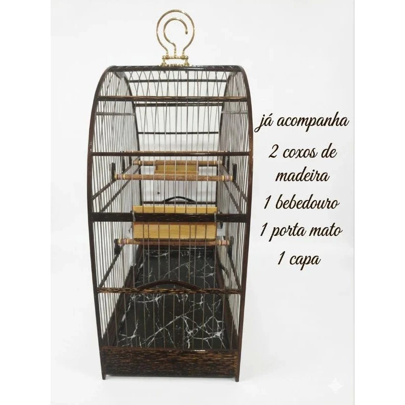 Gaiola Curió, Canário, Bicudo N°6 Luxo!!! Chapa Grossa! fundo removível!