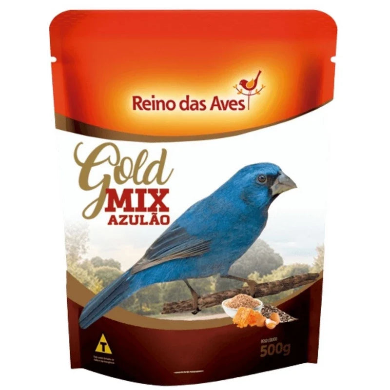 Ração Azulão Gold Mix 500g