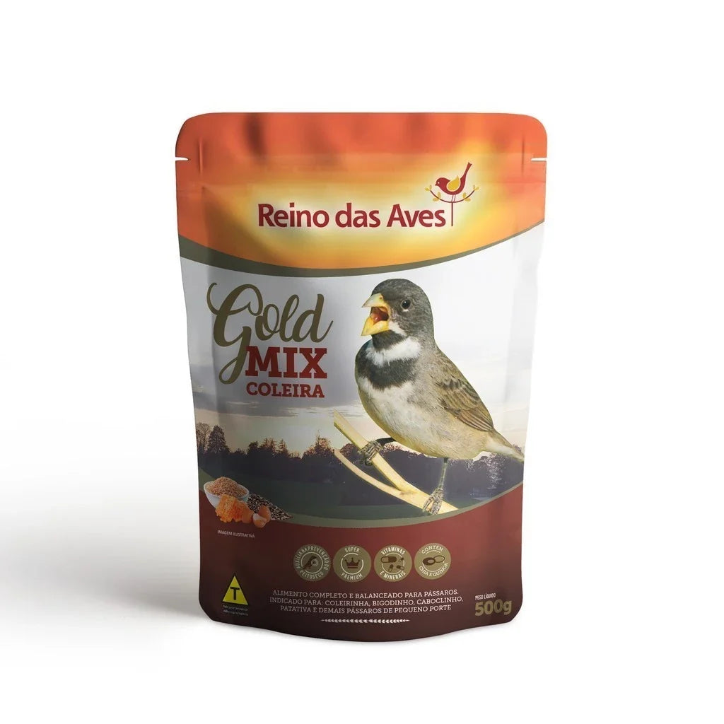 Ração Coleira Gold Mix 500g