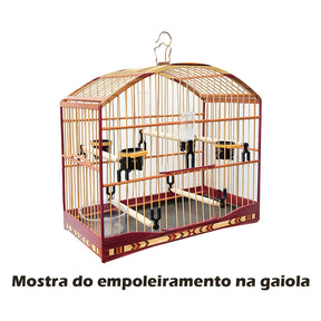 Kit de Poleiros Ajustáveis para Gaiola de Trinca Ferro (Torneio) - Liso - 5 Peças