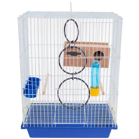 Gaiola P/ Criação Periquito + Ninho Vivopet cor azul