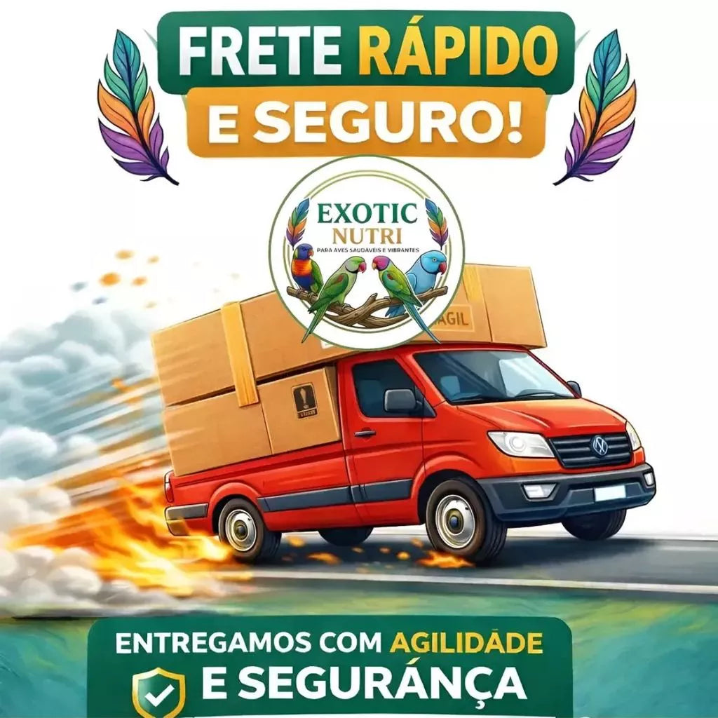Ração Trinca Ferro Sabiá Long Life Super Premium 220g Extrusada Mamão Nutrição Completa